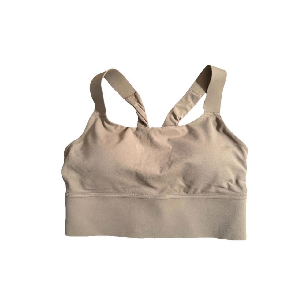 Athleta Brown Sports Bra Size Small Twist Back With Cups